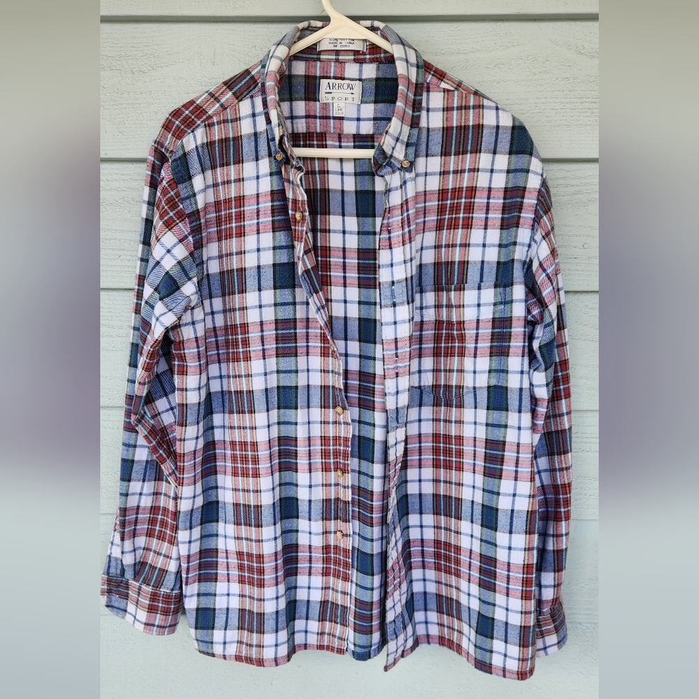 Arrow Sport Men's Flannel Shirt
